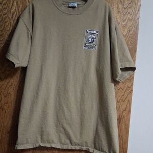 Men's Tan Football Graphic Tee